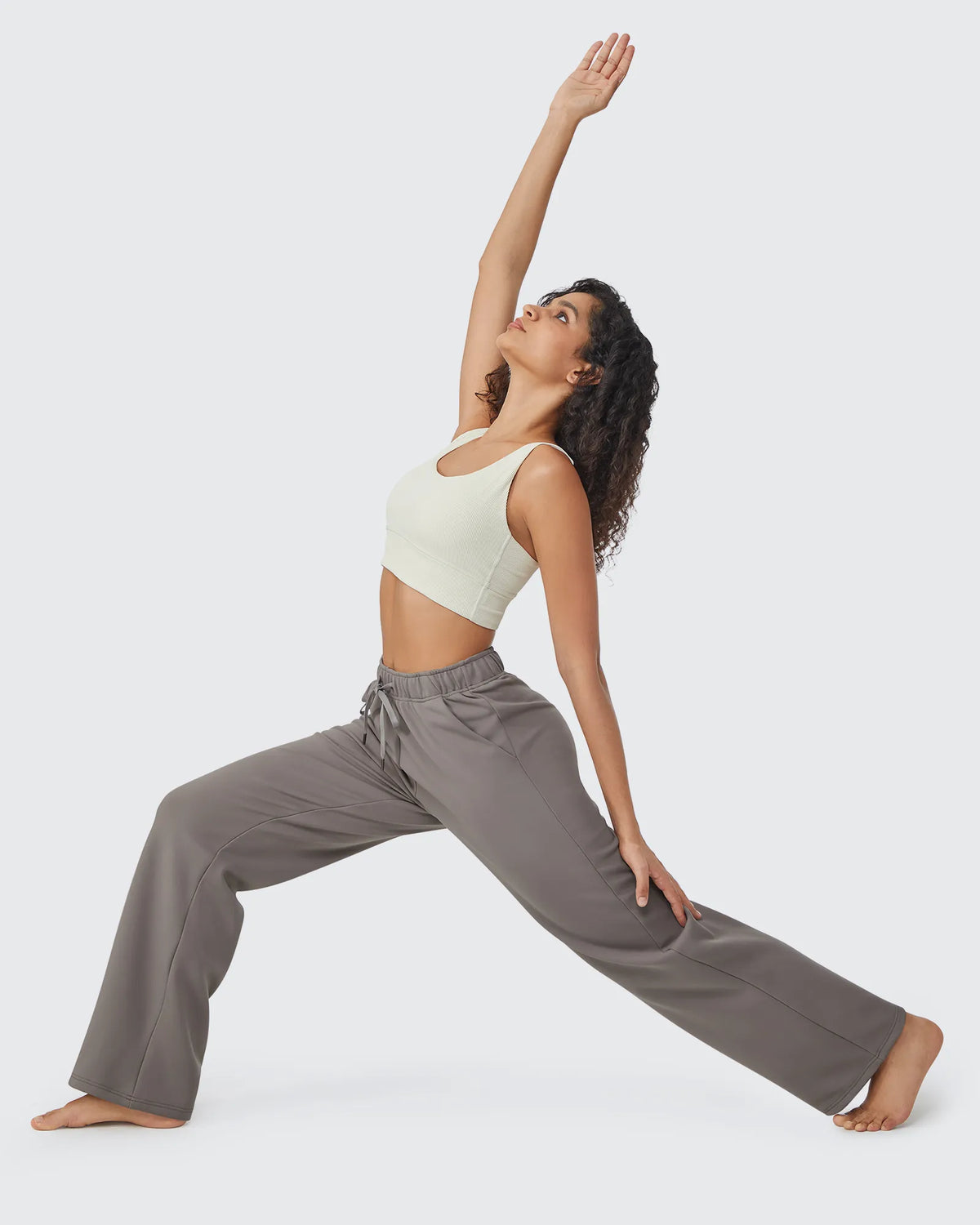 EverGoing Loose Fleece Lined Drawstring Casual Pants Petite