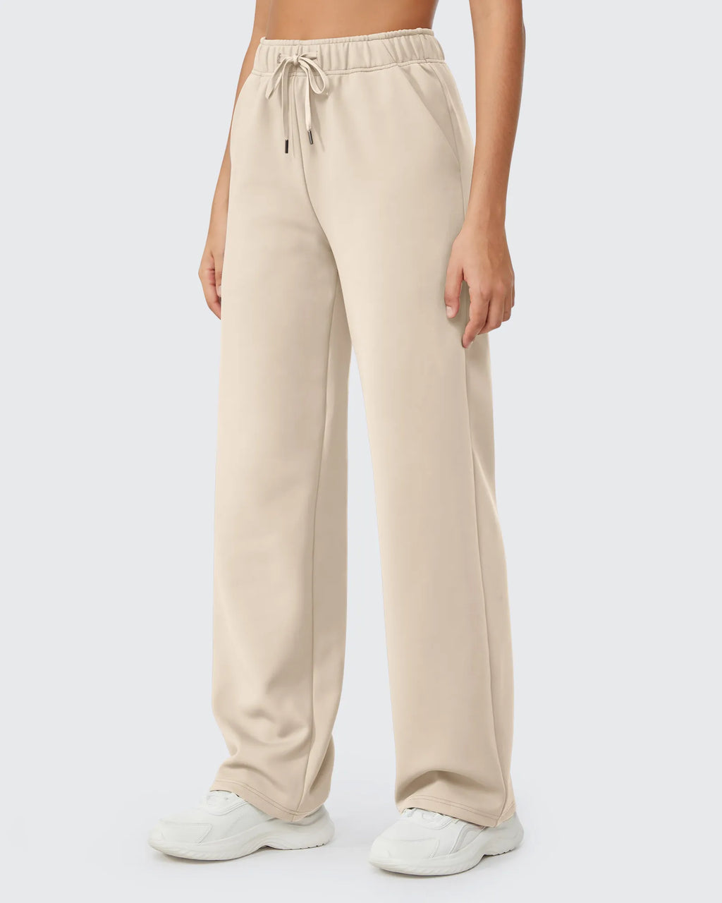 EverGoing Loose Fleece Lined Drawstring Casual Pants Petite