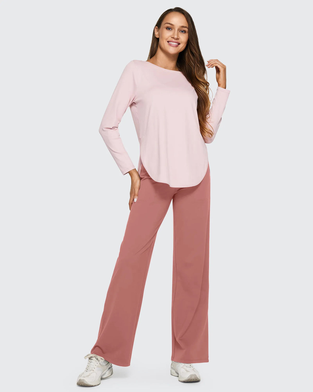 EverGoing Loose High-Waist Business Casual Pants 35''