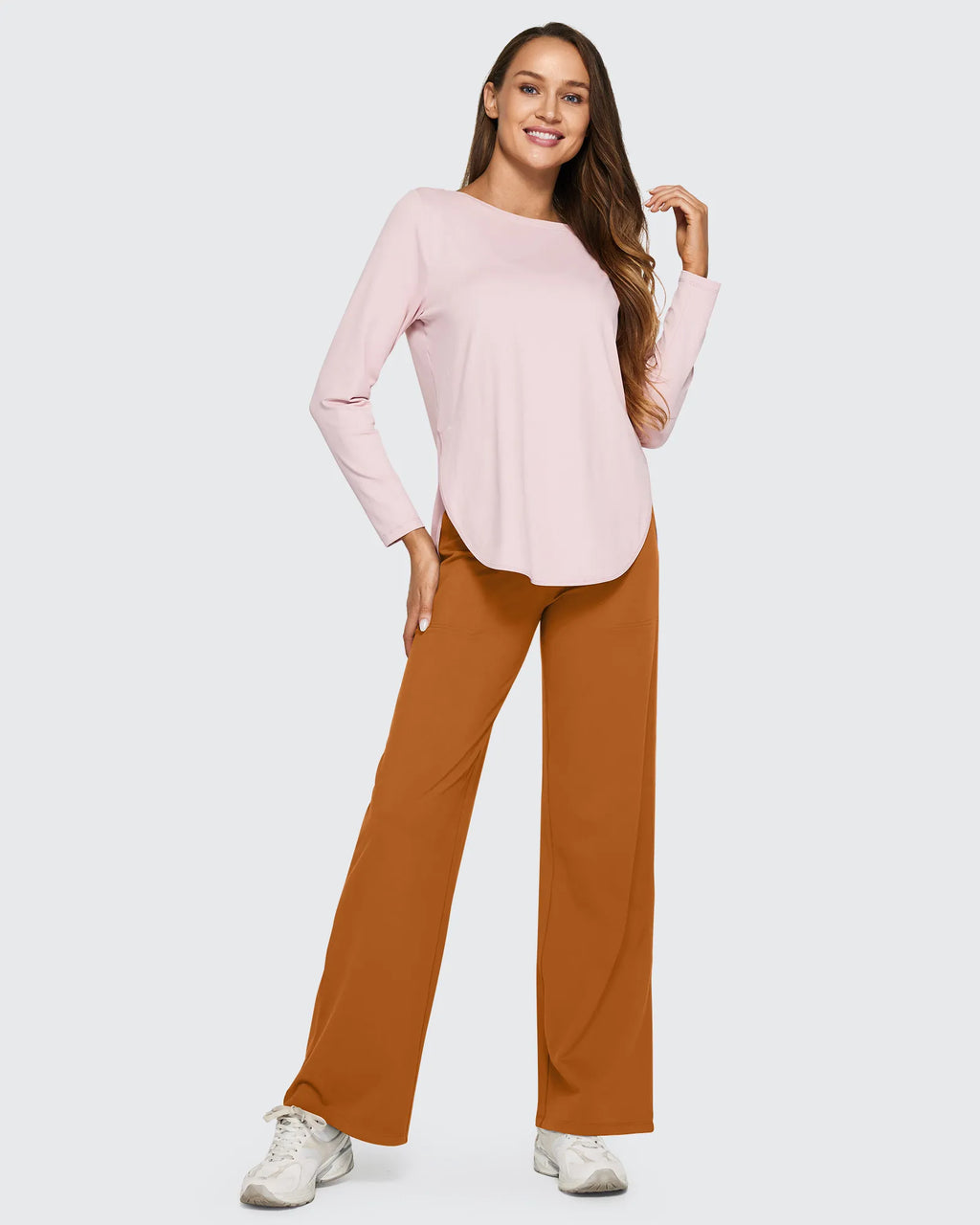 EverGoing Loose High-Waist Business Casual Pants 35''