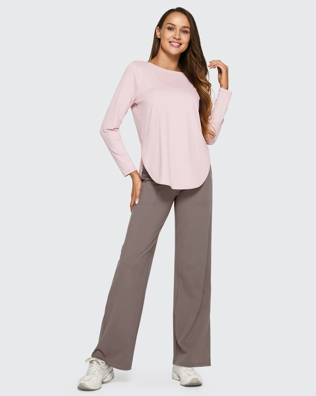 EverGoing Loose High-Waist Business Casual Pants 35''