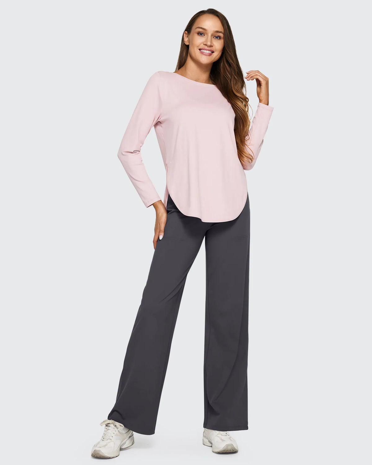 EverGoing Loose High-Waist Business Casual Pants 35''