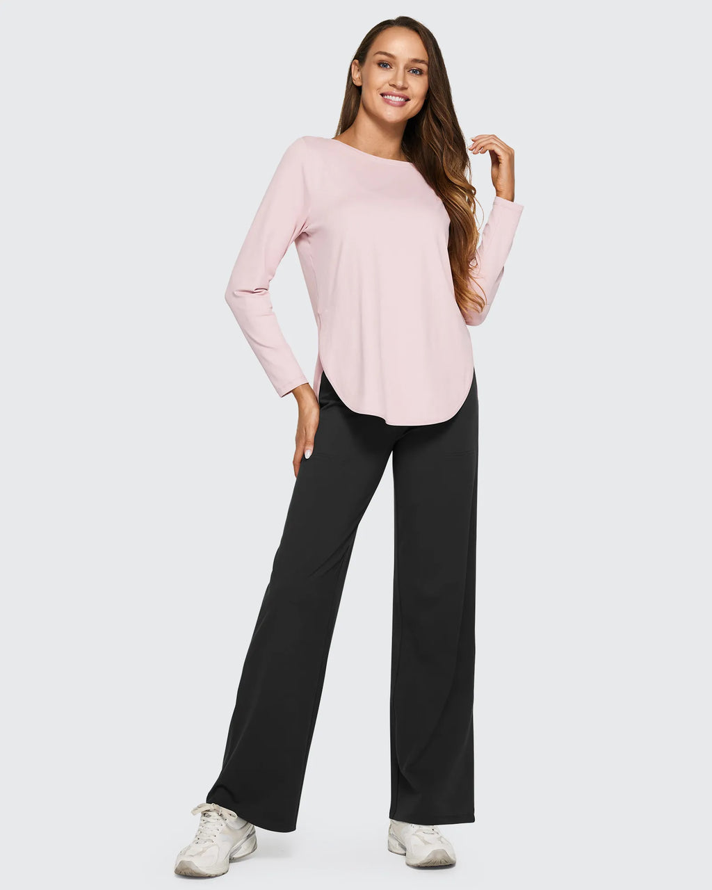 EverGoing Loose High-Waist Business Casual Pants 35''