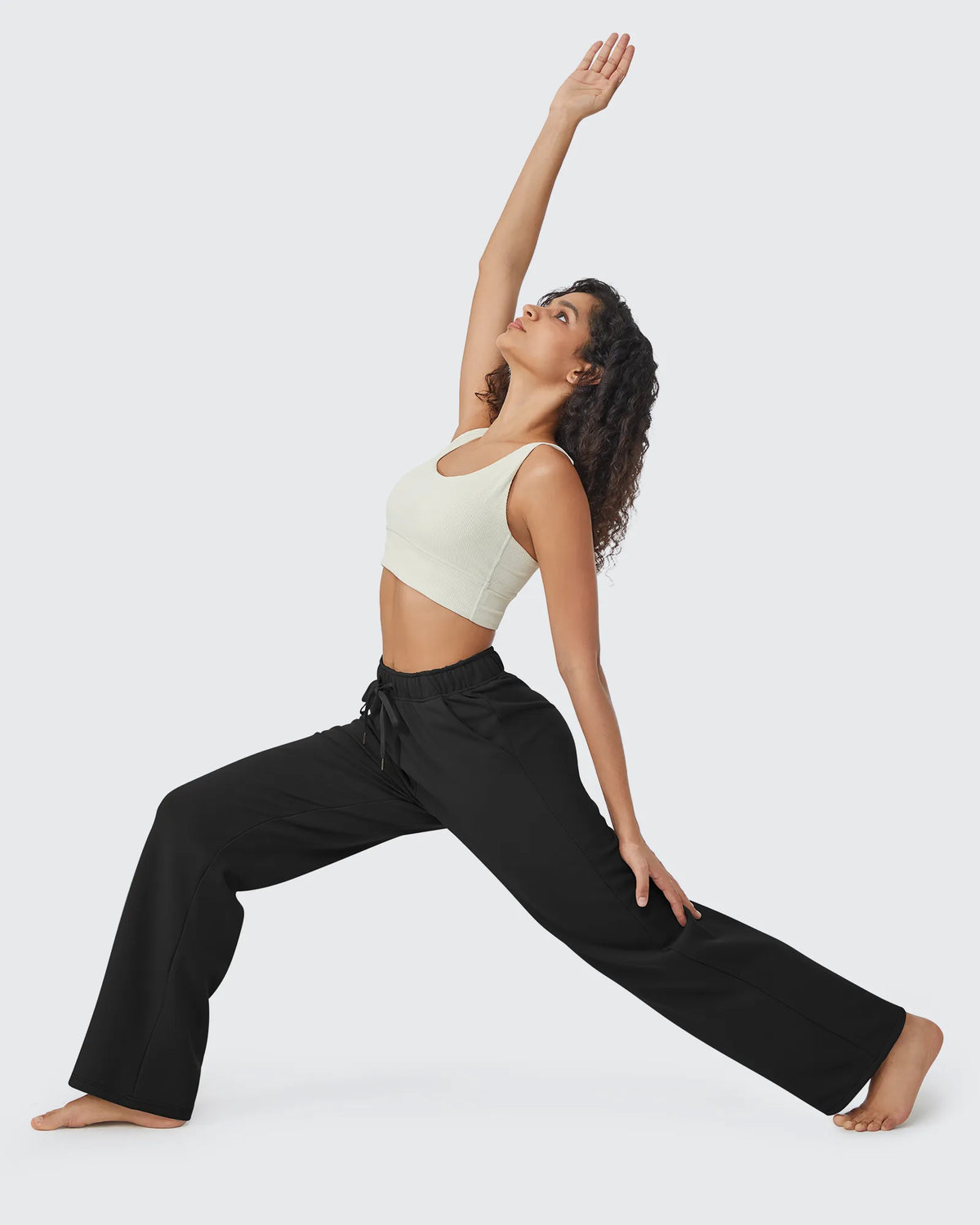 EverGoing Loose Fleece Lined Drawstring Casual Pants Petite