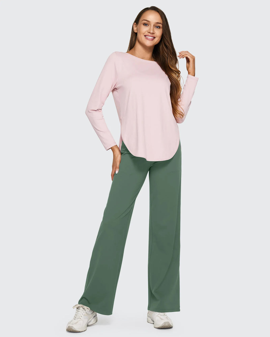 EverGoing Loose High-Waist Business Casual Pants 35''
