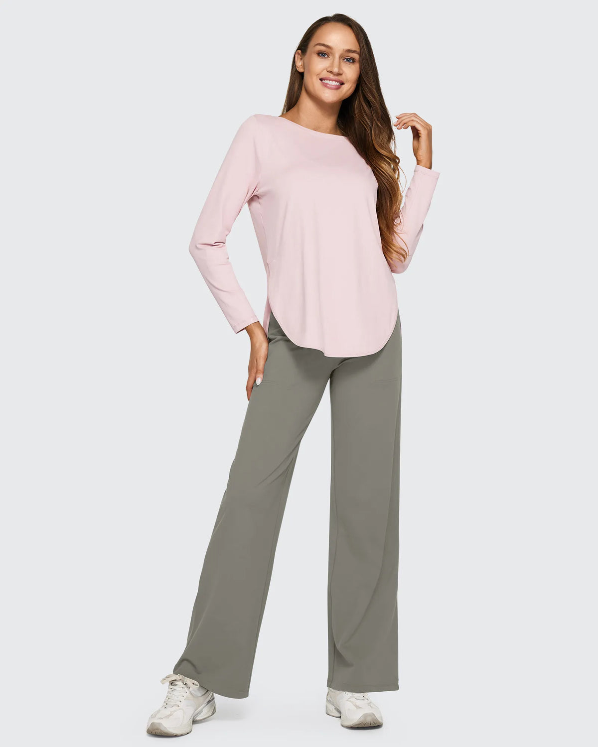 EverGoing Loose High-Waist Business Casual Pants 35''