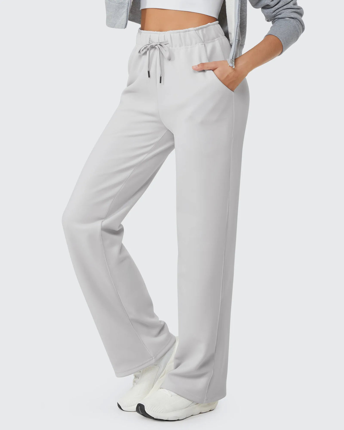 EverGoing Loose Fleece Lined Drawstring Casual Pants Tall