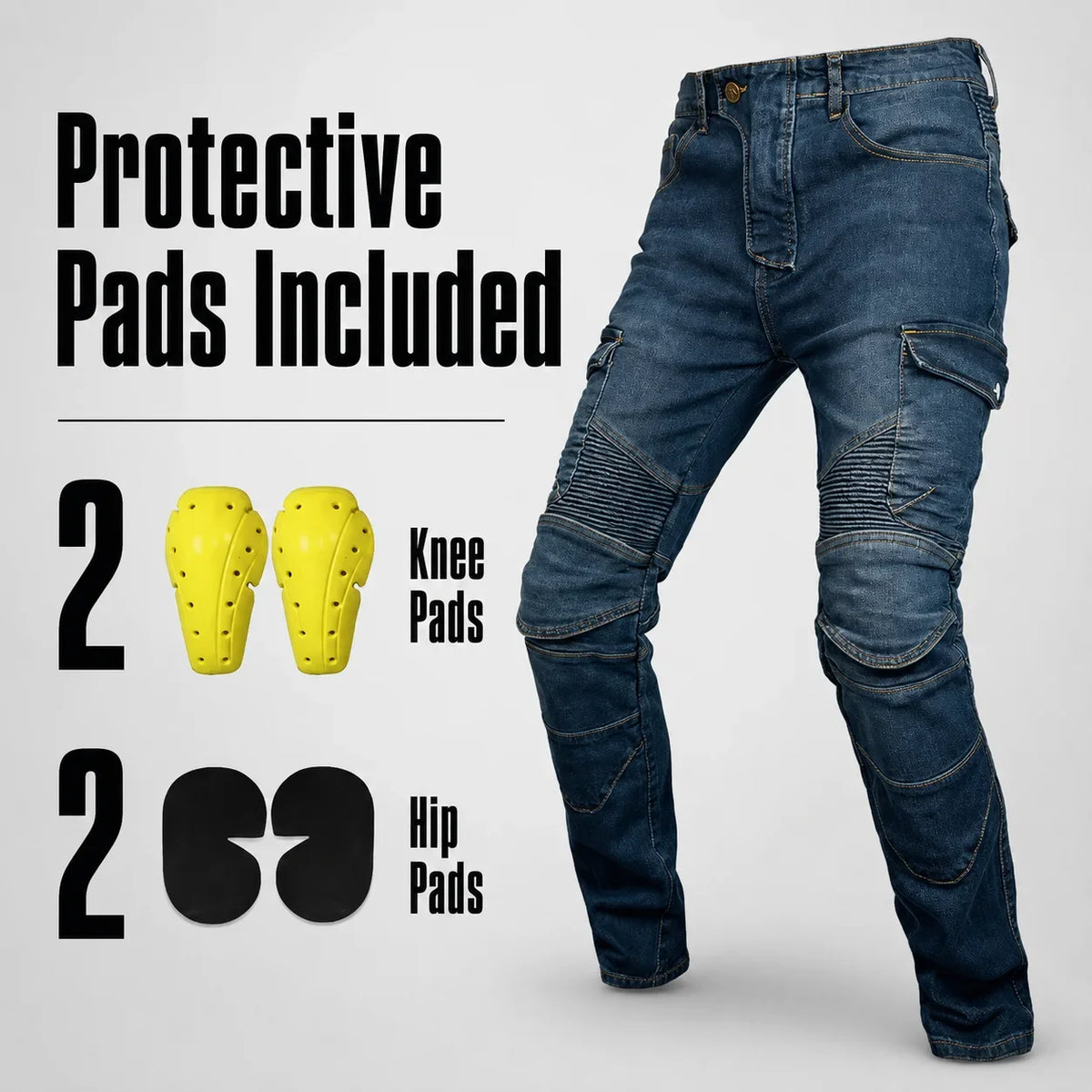 EKON GuardFlex Cargo Riding Jeans