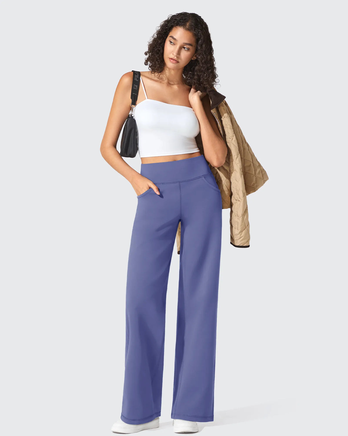 BareFeel Seamless High-Waist Dressy Wide Leg Pants