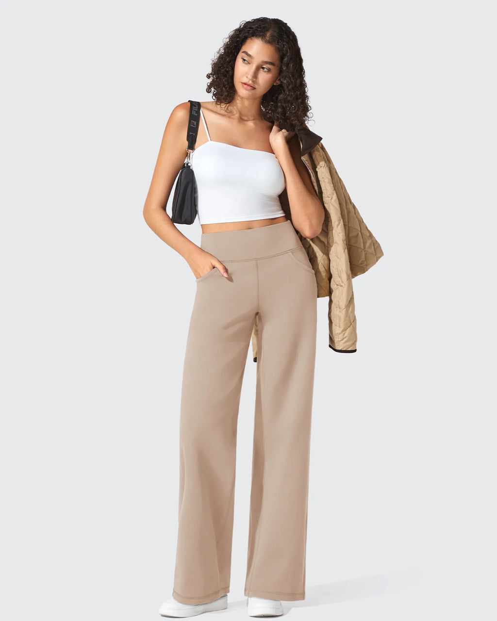 BareFeel Seamless High-Waist Dressy Wide Leg Pants