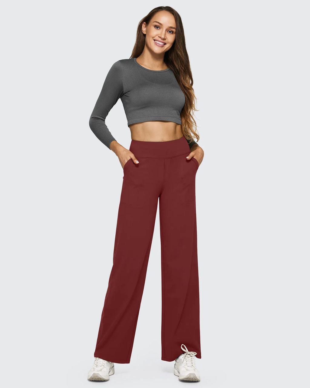 EverGoing Wide Leg Yoga Pants Business Casual 27''