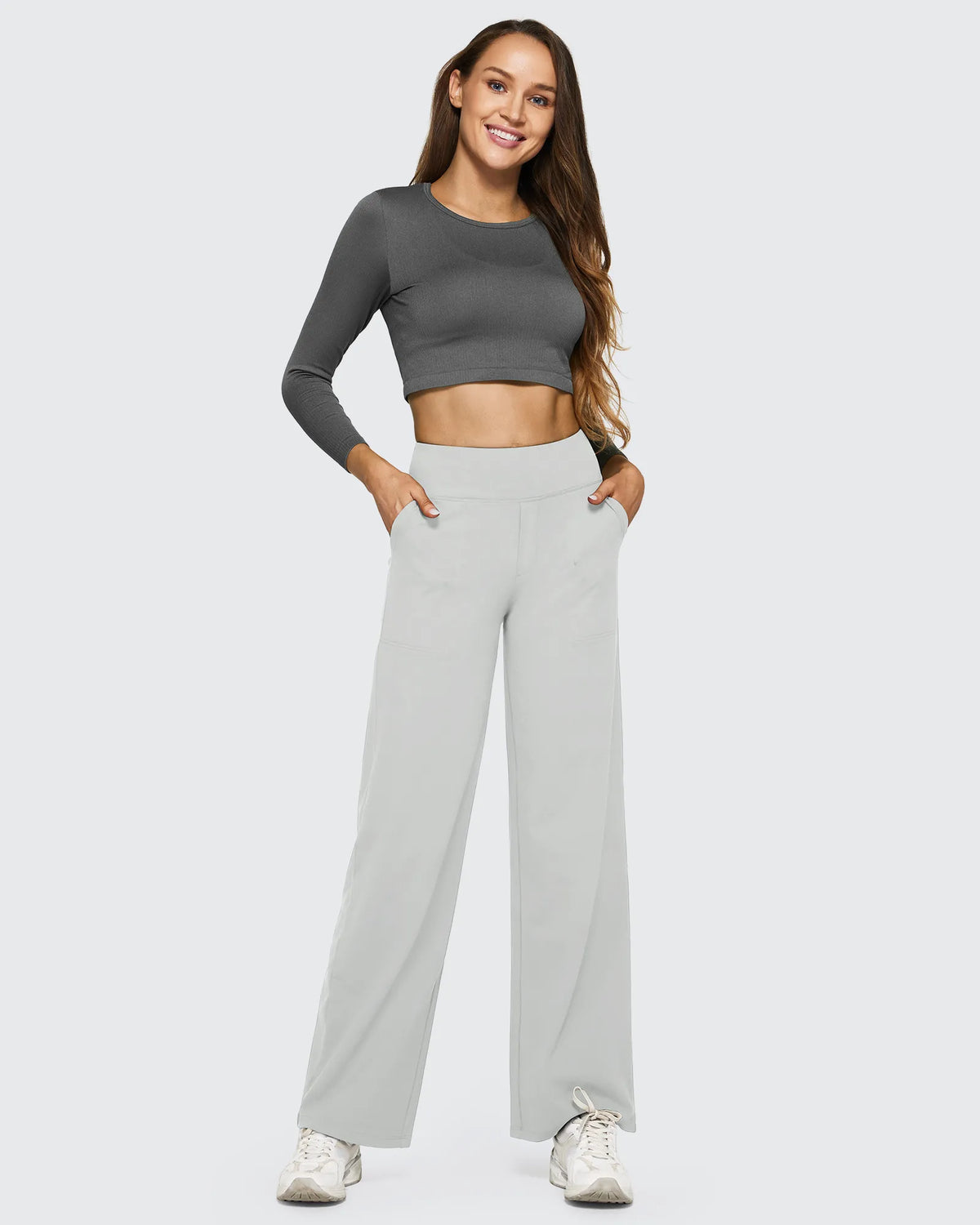 EverGoing Wide Leg Yoga Pants Business Casual 27''