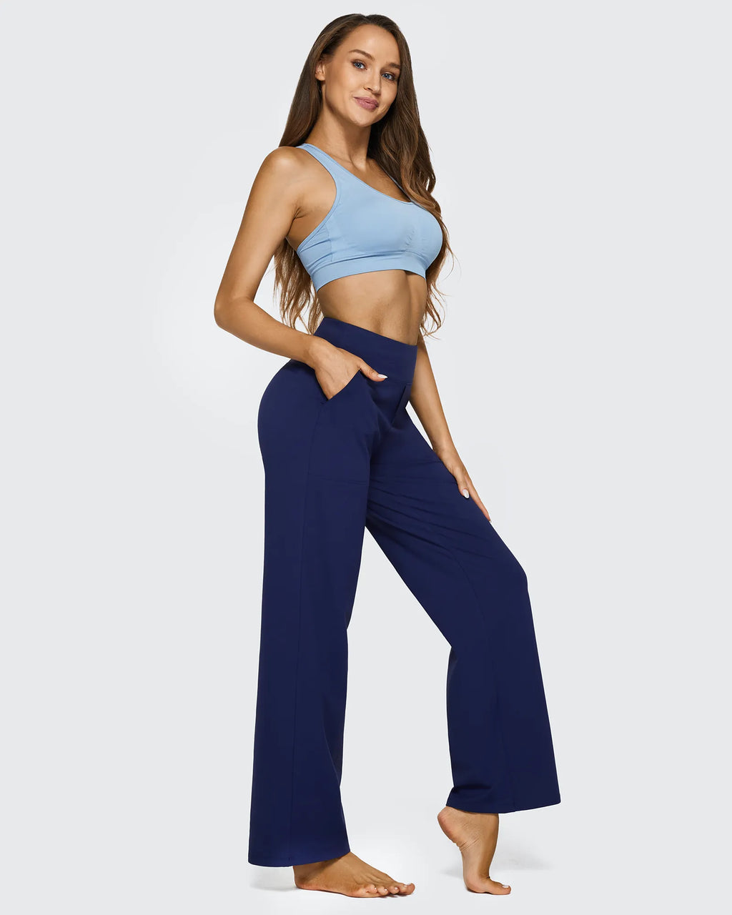 EverGoing Loose High-Waist Business Casual Pants 35''