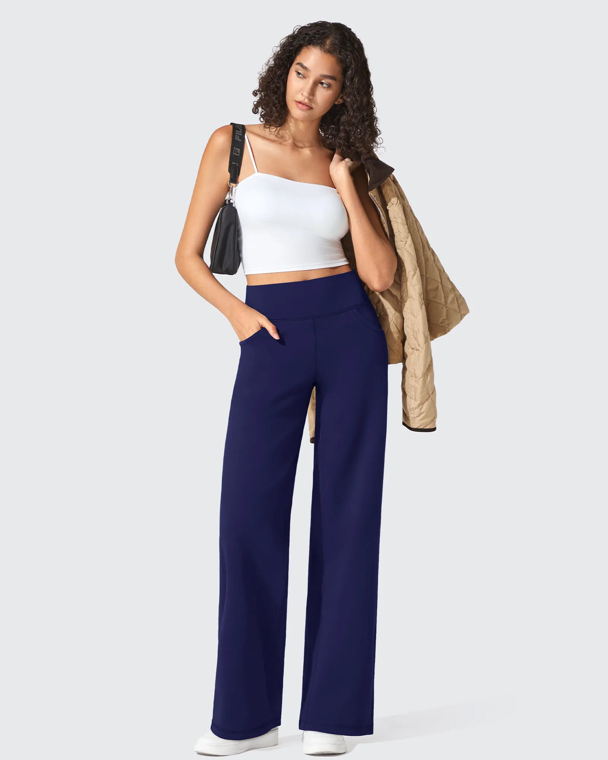 BareFeel Seamless High-Waist Dressy Wide Leg Pants