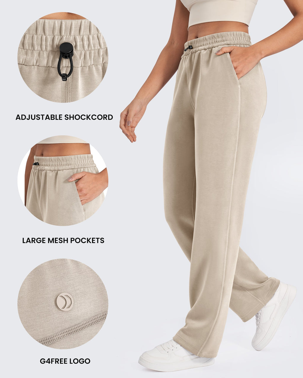 Smoofit Mid-Waist Wide Leg Sweatpants Tall