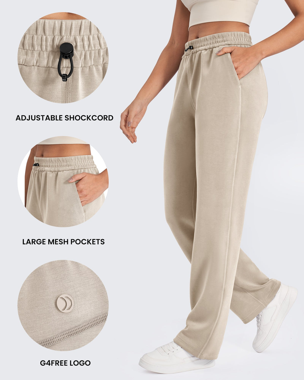 Smoofit Mid-Waist Wide Leg Sweatpants Tall