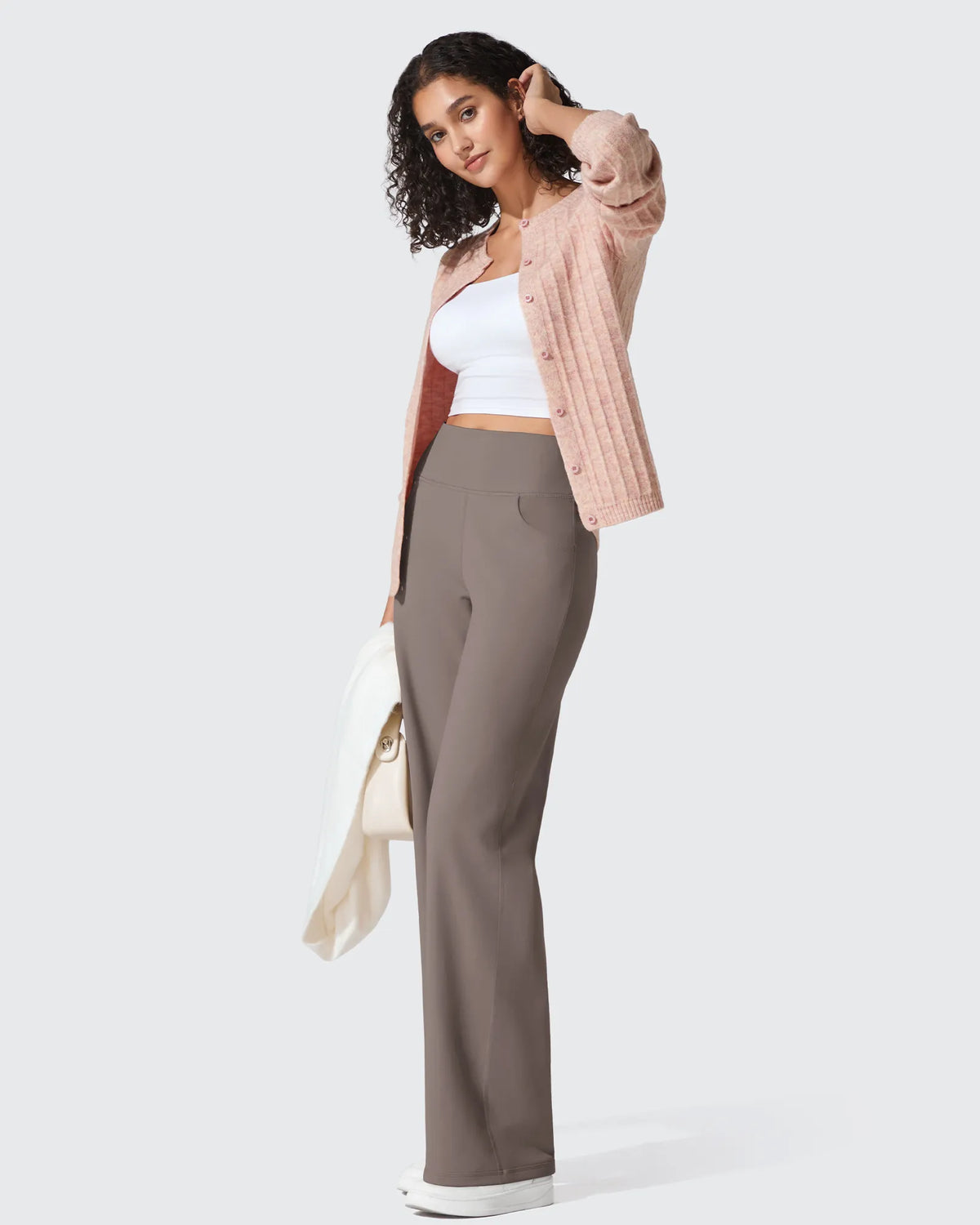 BareFeel Seamless High-Waist Dressy Wide Leg Pants