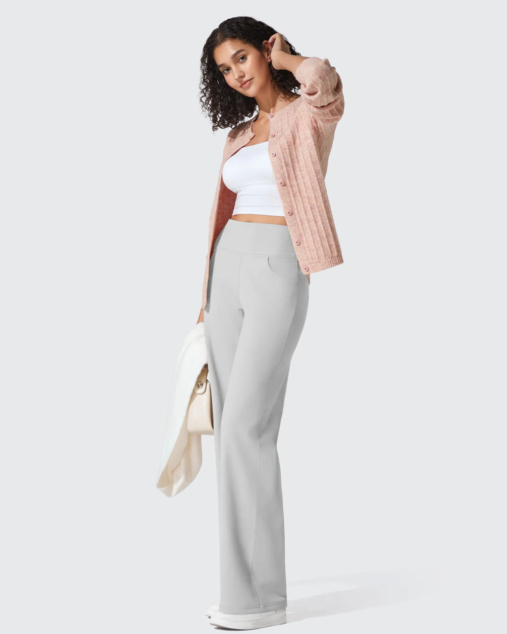 BareFeel Seamless High-Waist Dressy Wide Leg Pants