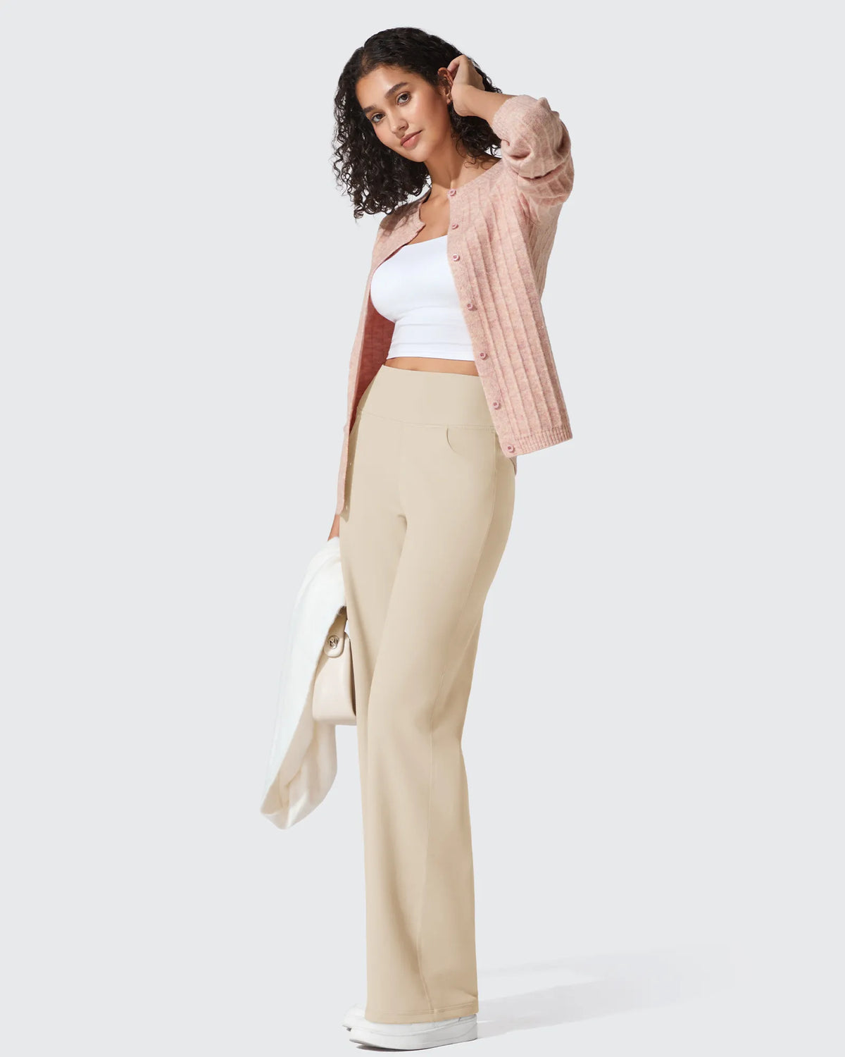 BareFeel Seamless High-Waist Dressy Wide Leg Pants
