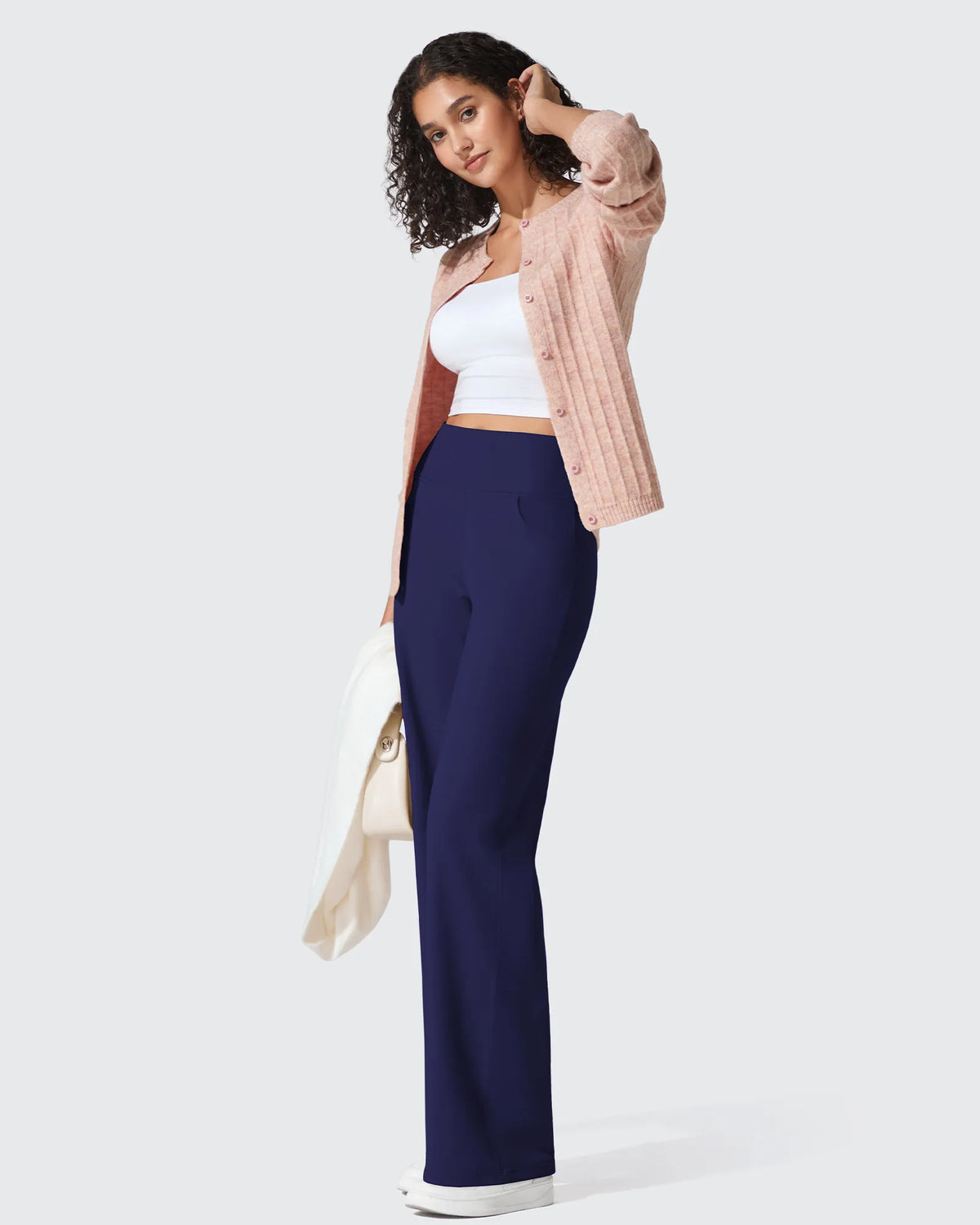 BareFeel Seamless High-Waist Dressy Wide Leg Pants