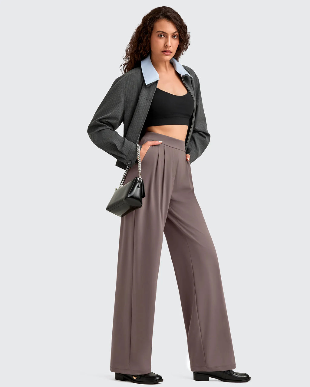 ShiftReady High Waisted Dressy Casual Trousers