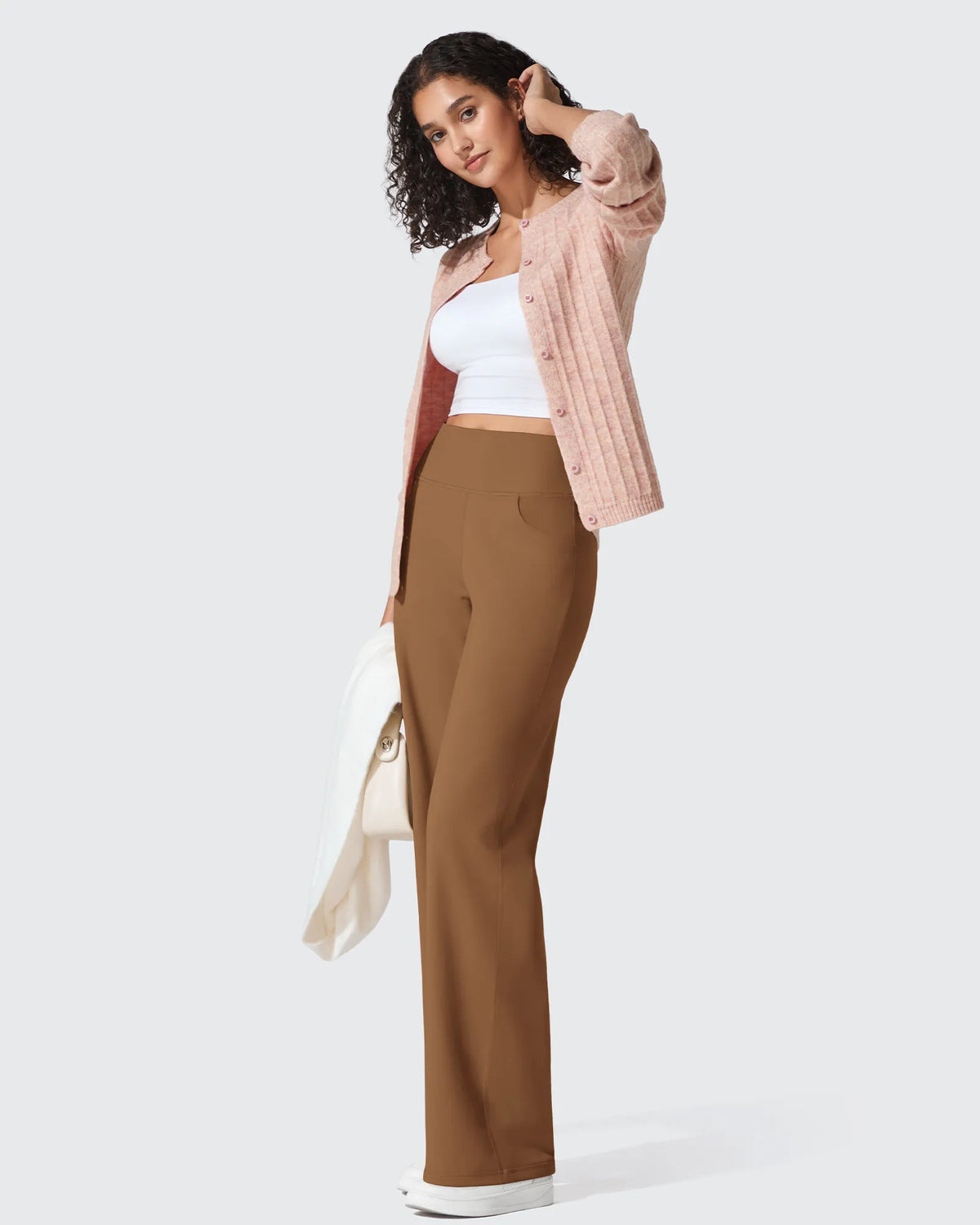 BareFeel Seamless High-Waist Dressy Wide Leg Pants