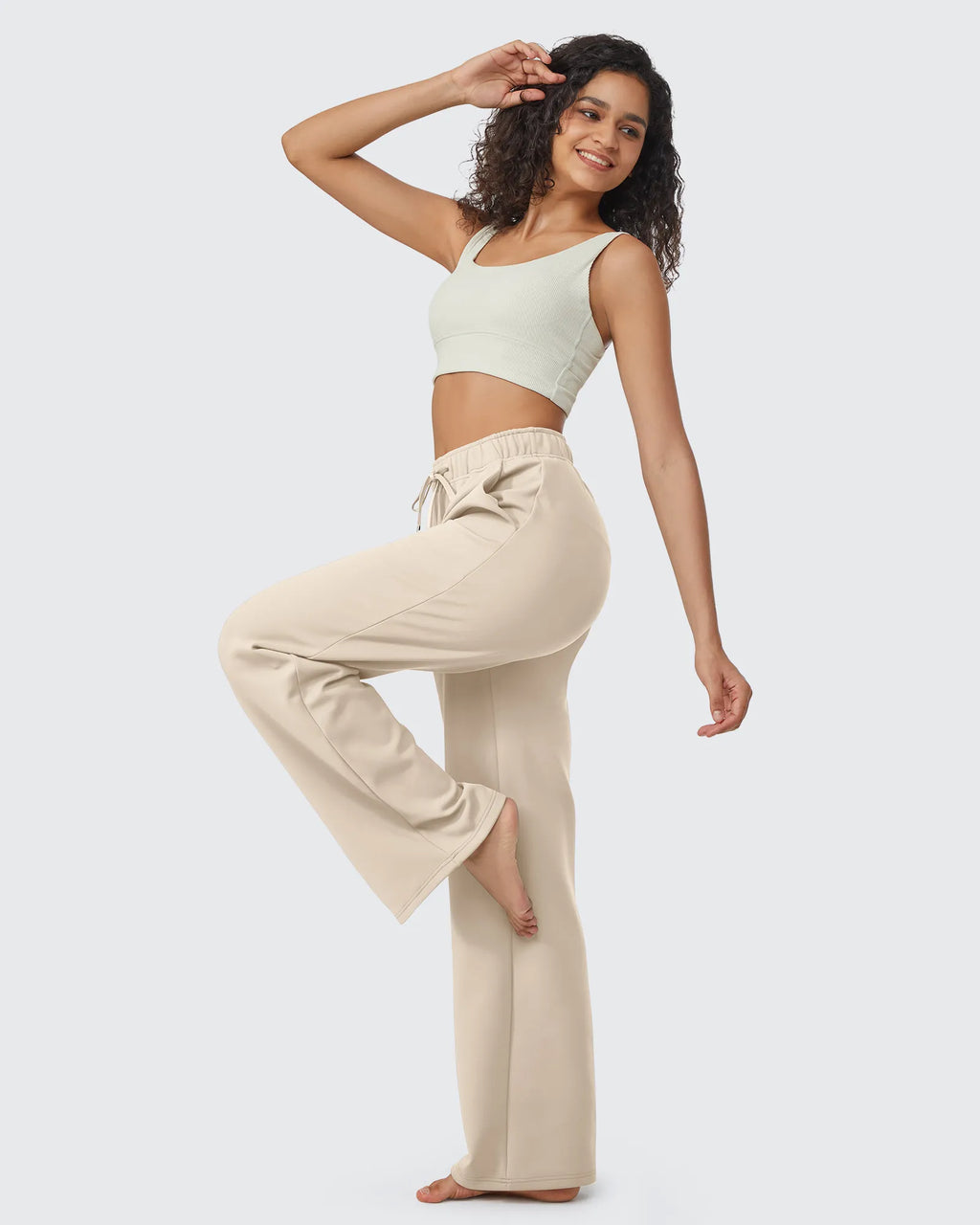 EverGoing Loose Fleece Lined Drawstring Casual Pants Tall