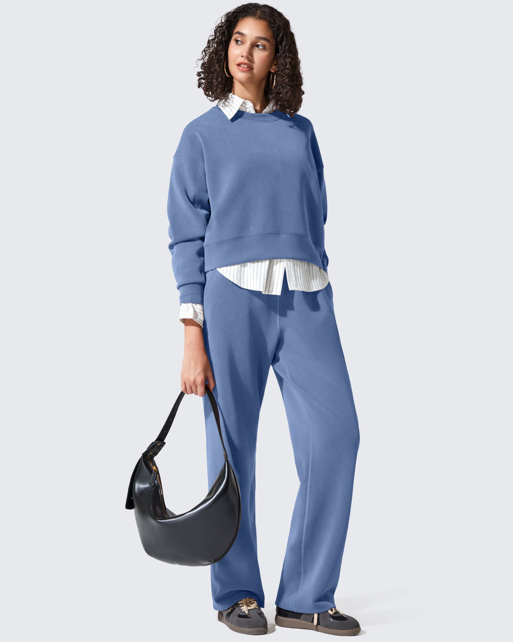 Smoofit Crewneck Pullover Loose Sweatshirts