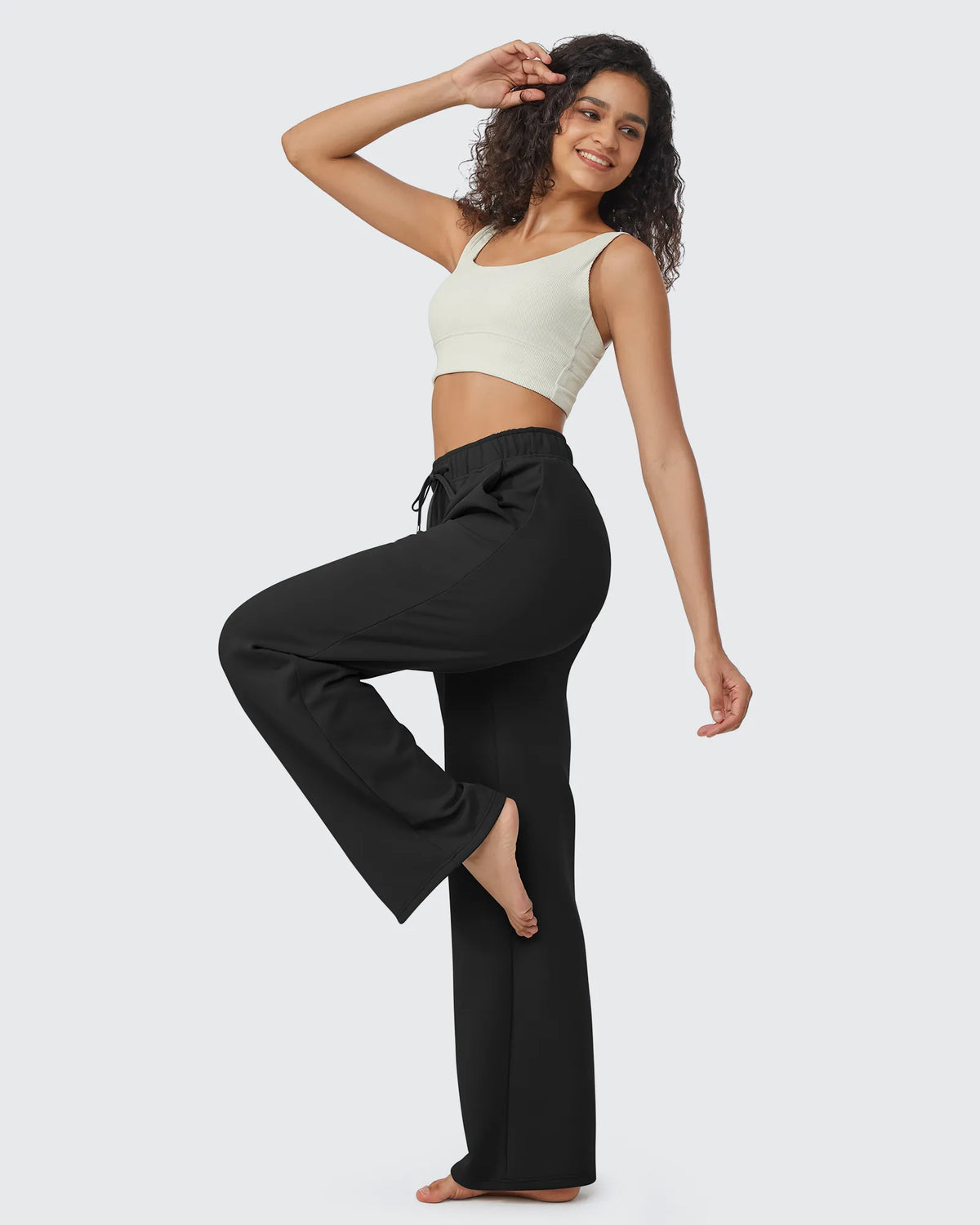 EverGoing Loose Fleece Lined Drawstring Casual Pants Regular