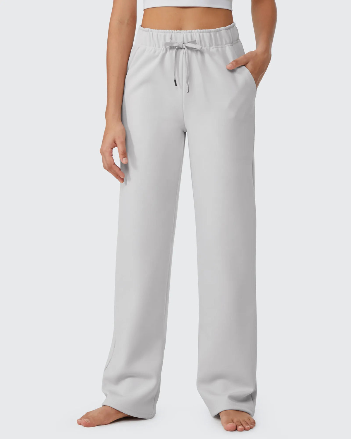 EverGoing Loose Fleece Lined Drawstring Casual Pants Petite