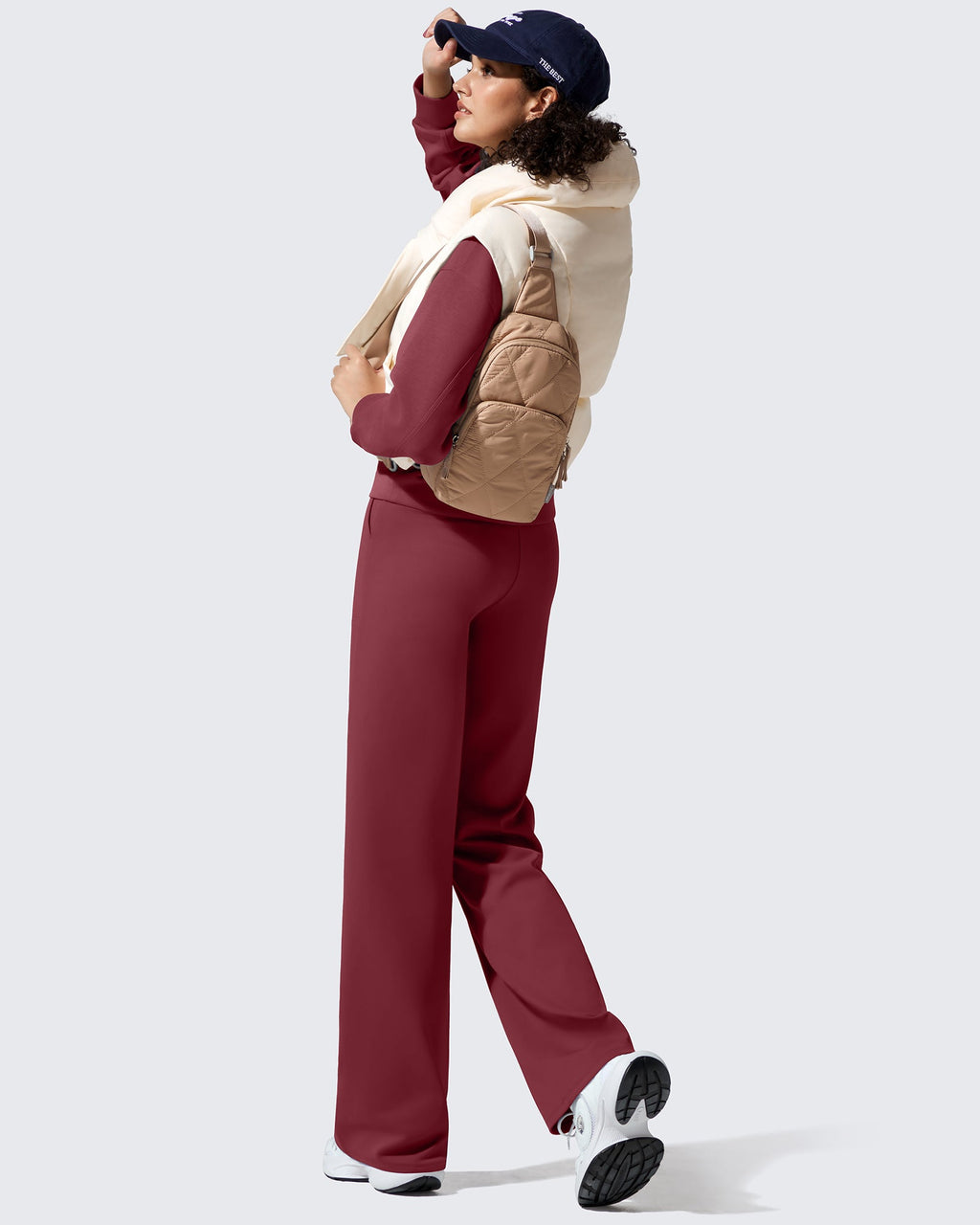 EverGoing Fleece Lined High-Waisted Dressy Pants