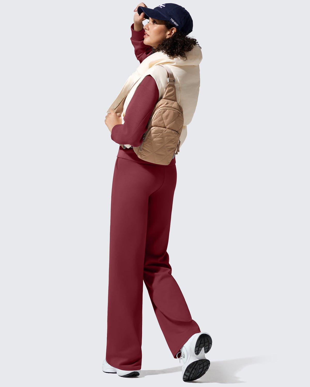 EverGoing Fleece Lined High-Waisted Dressy Pants