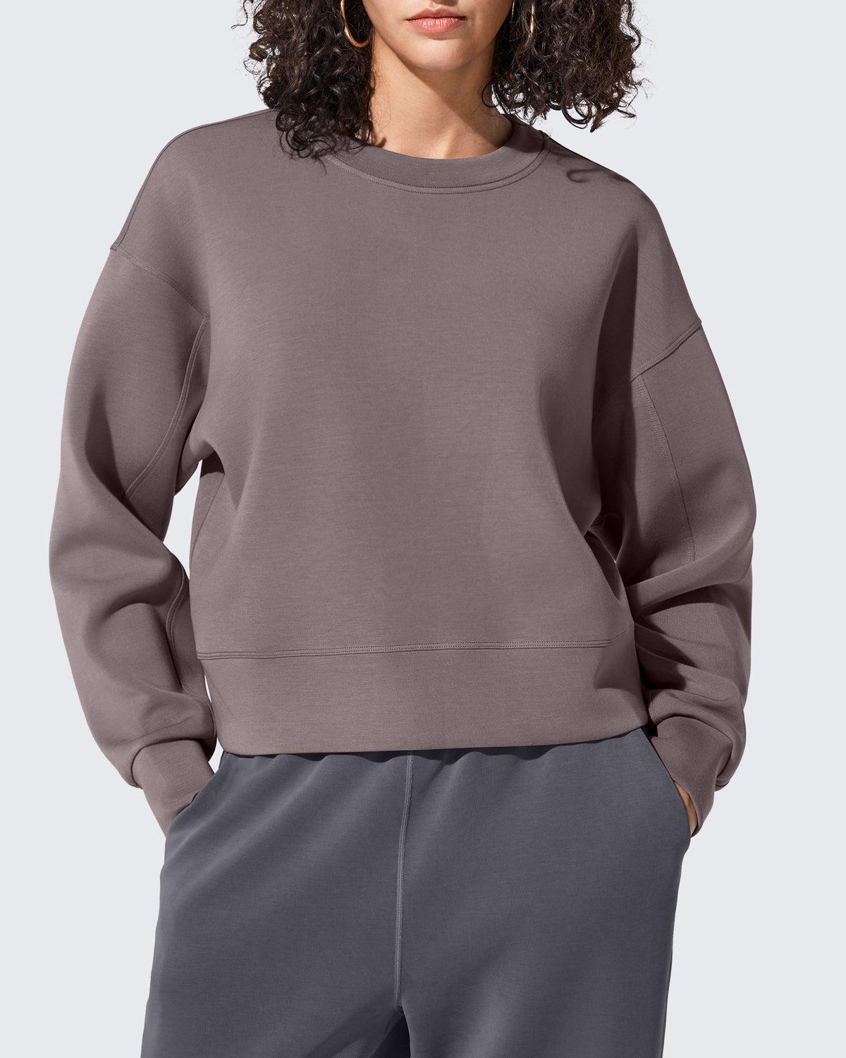 Smoofit Crewneck Pullover Loose Sweatshirts