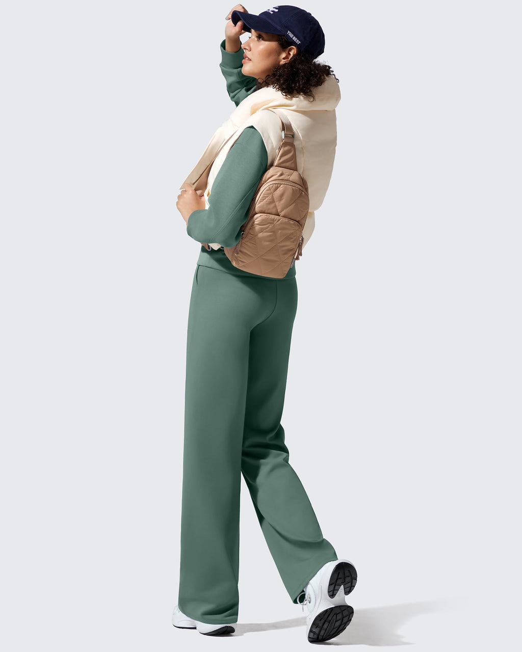 EverGoing Fleece Lined High-Waisted Dressy Pants