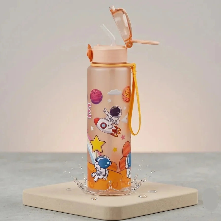 Astronaut Space Station Sipper Water Bottle