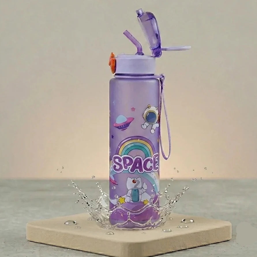 Astronaut Space Station Sipper Water Bottle