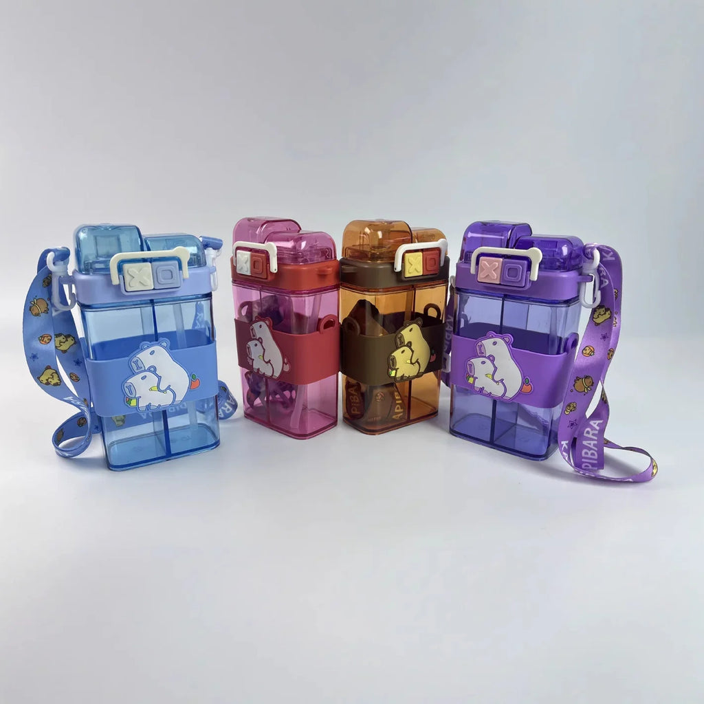 Capybara Double Drink Square Bottle