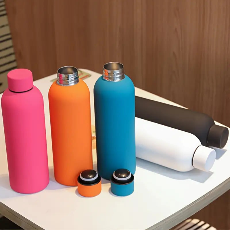 Color Coated Steel Thermos Bottle