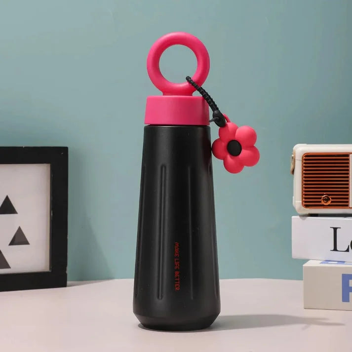 Floral Charm Insulated Water Bottle