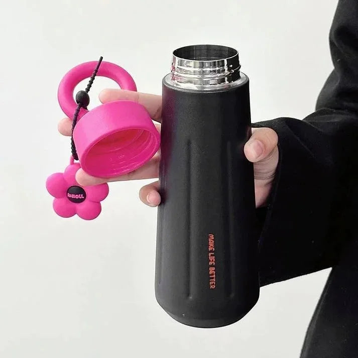 Floral Charm Insulated Water Bottle