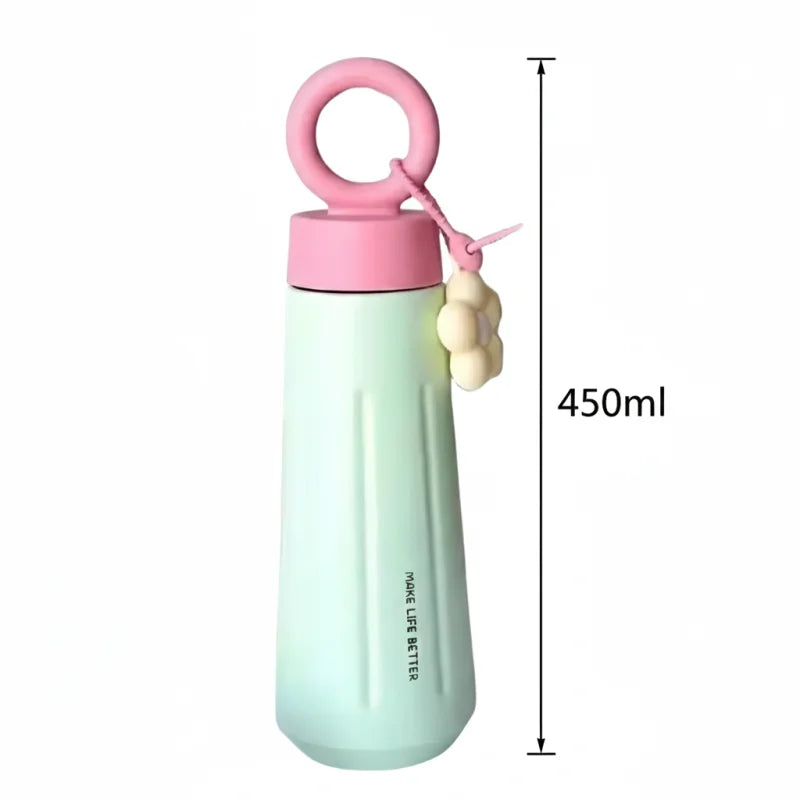 Floral Charm Insulated Water Bottle