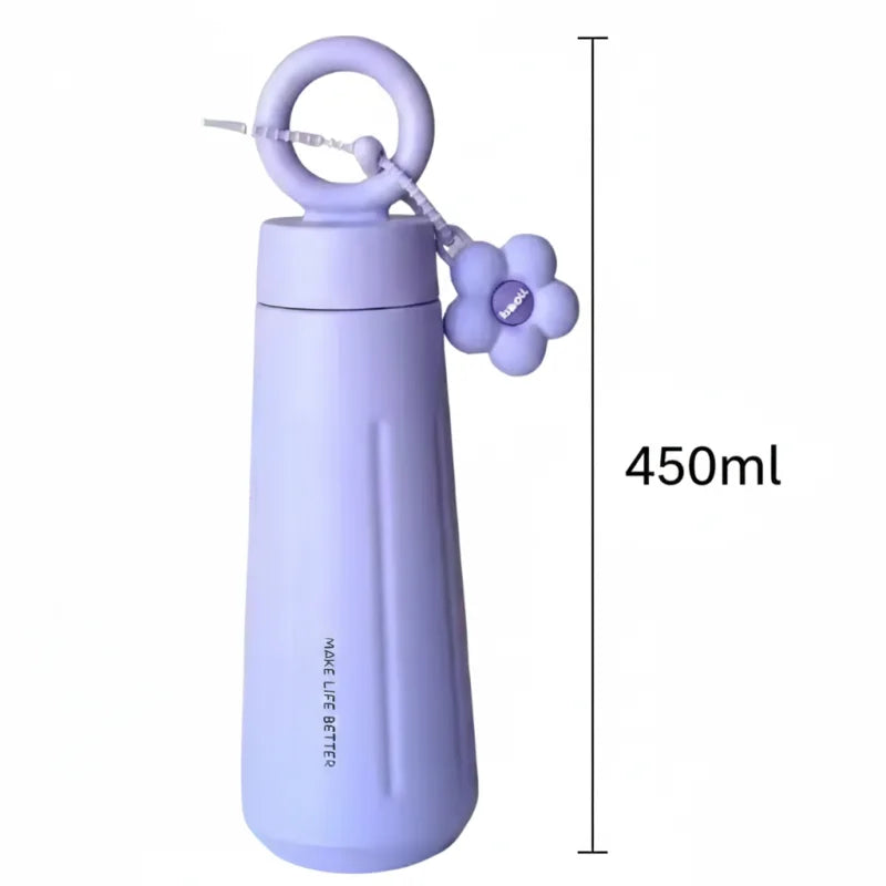 Floral Charm Insulated Water Bottle
