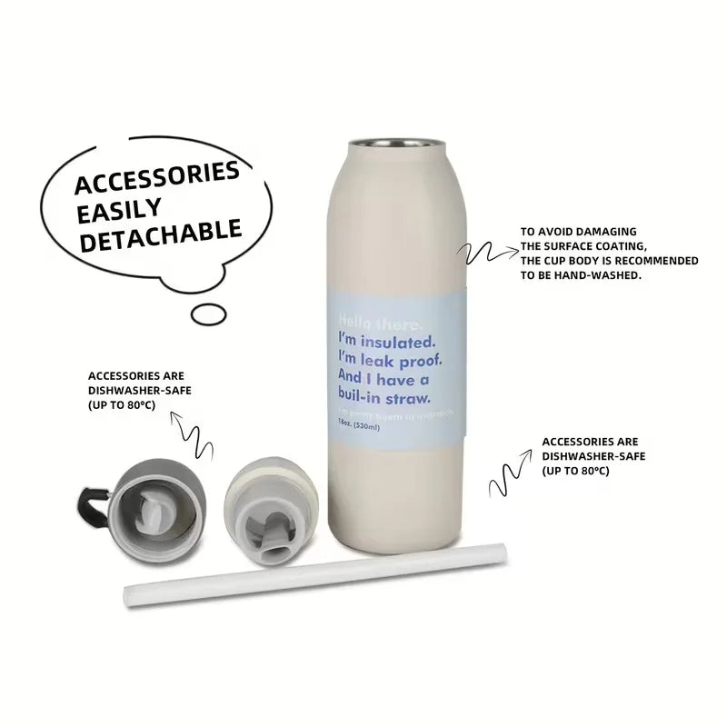 Premium Solid Color Stainless Steel Bottles
