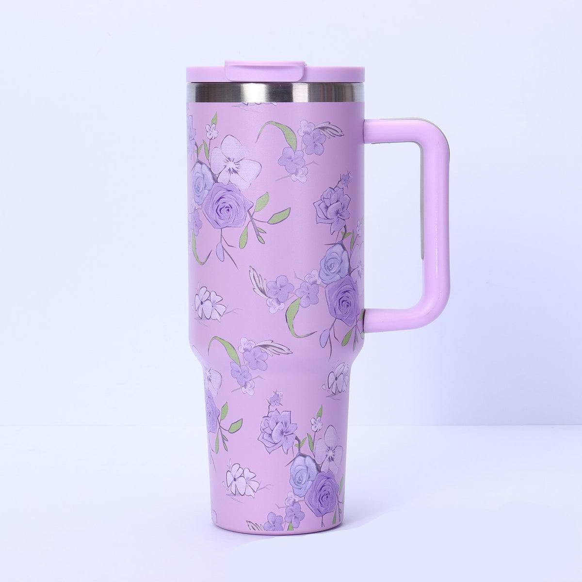 Flower Series Hot & Cold Tumbler with Digital Temperature Display