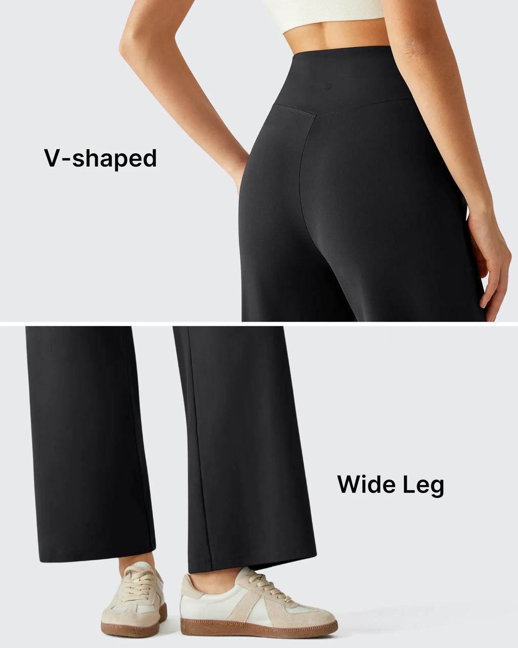 BareFeel High Stretch Ankle Wide Leg Yoga Pants