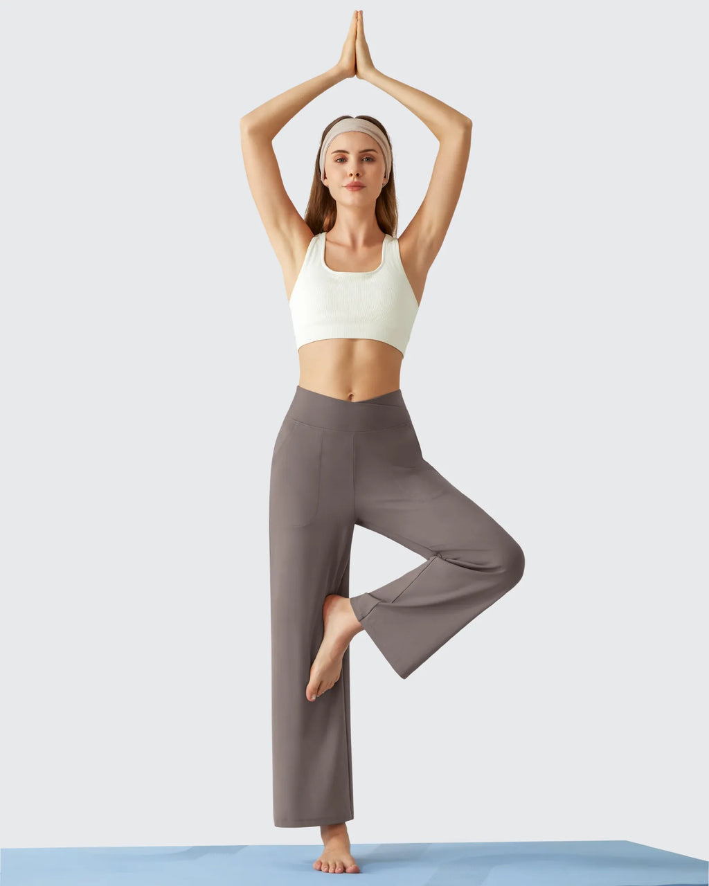 BareFeel High Stretch Ankle Wide Leg Yoga Pants