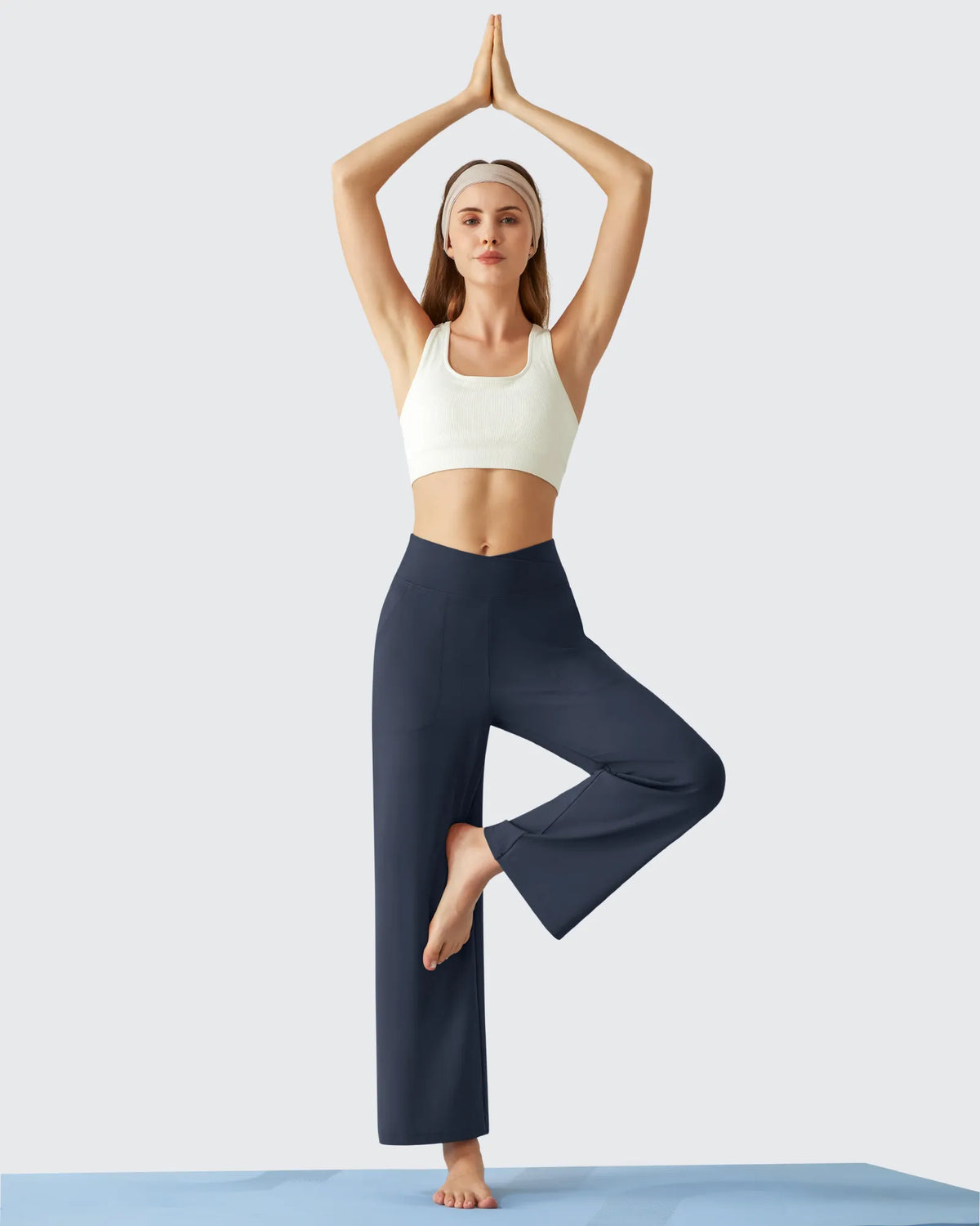 BareFeel High Stretch Ankle Wide Leg Yoga Pants