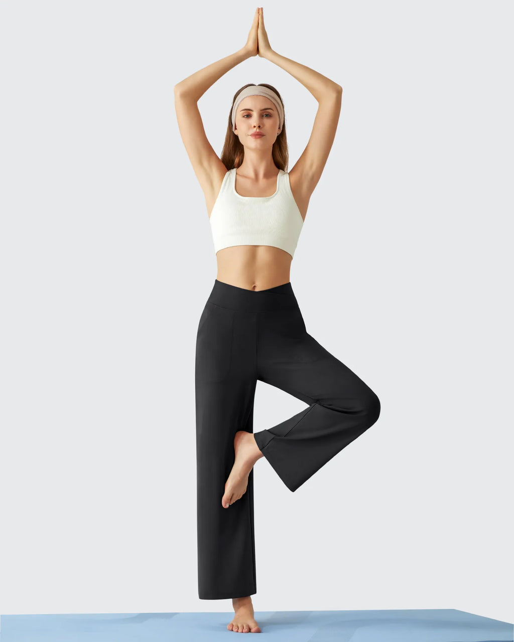 BareFeel High Stretch Ankle Wide Leg Yoga Pants