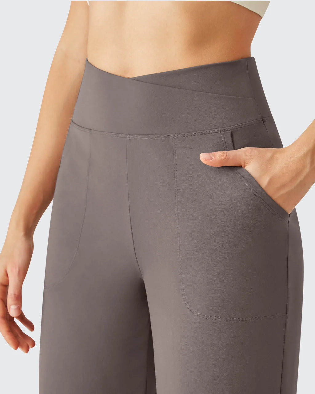 BareFeel High Stretch Ankle Wide Leg Yoga Pants