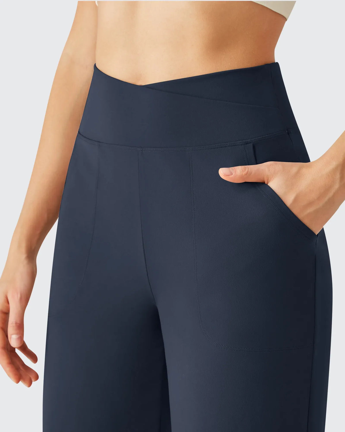 BareFeel High Stretch Ankle Wide Leg Yoga Pants